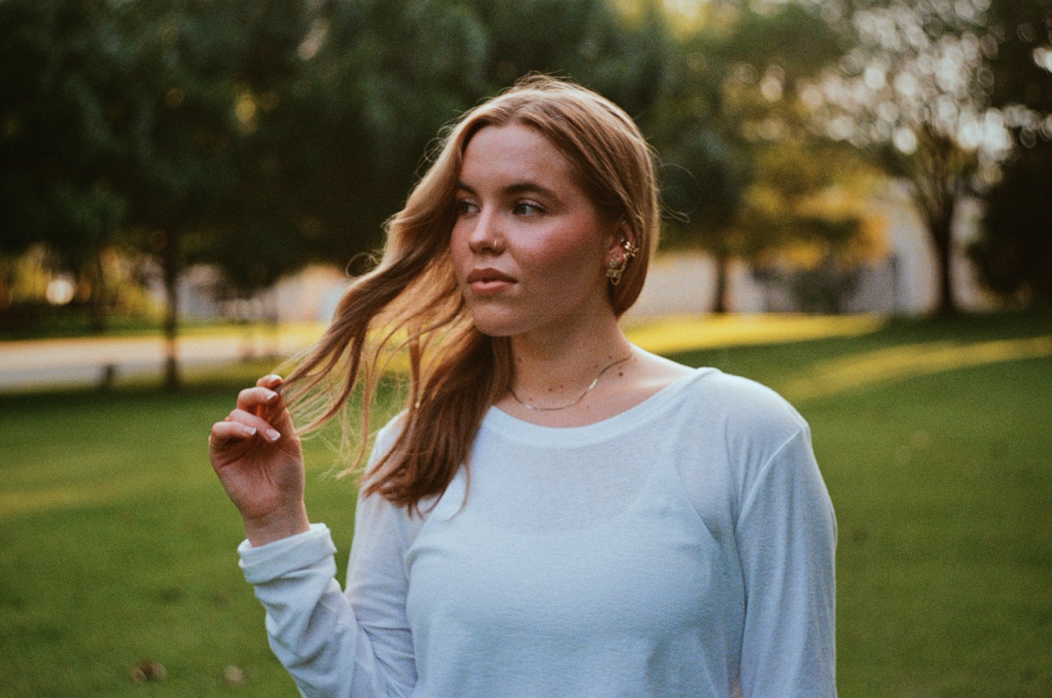 35mm film portrait photographed by Caleb